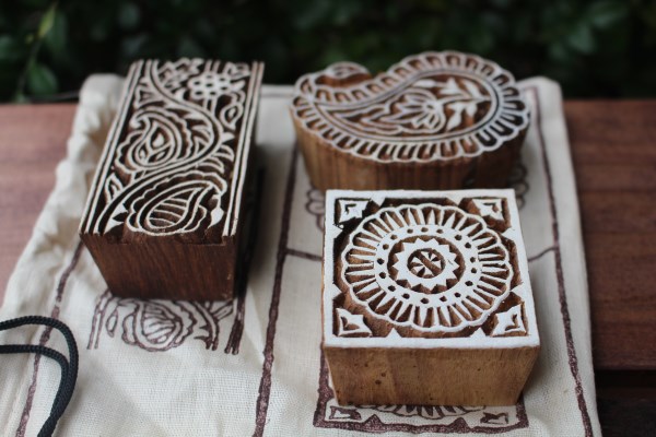 IN-TA-DH12 Blockprint Stamps Indian Flair