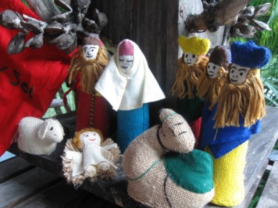 Nativity Set Jute Eight Piece