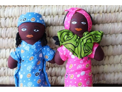African Doll Pair